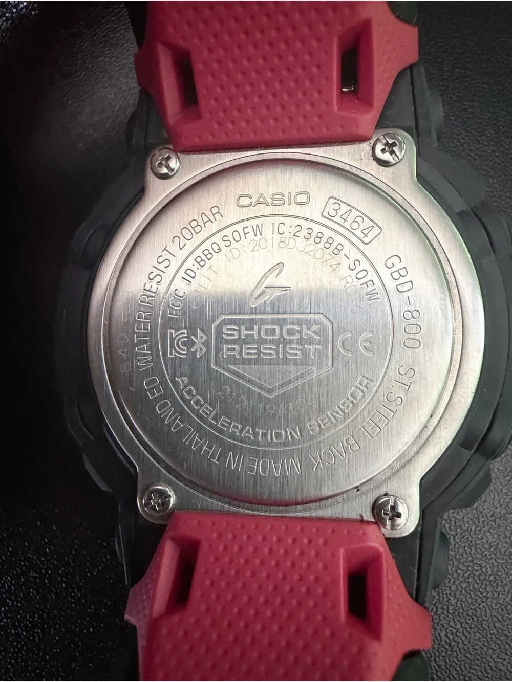 G-Shock Casio Black and Red Digital Sport Watch
